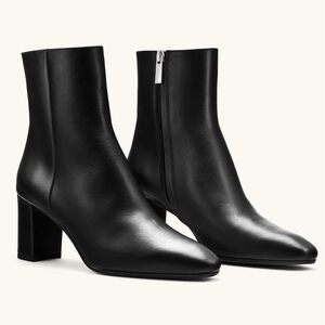 New in Box INEZ Paz 70 Black Leather Boot Sz 6.5